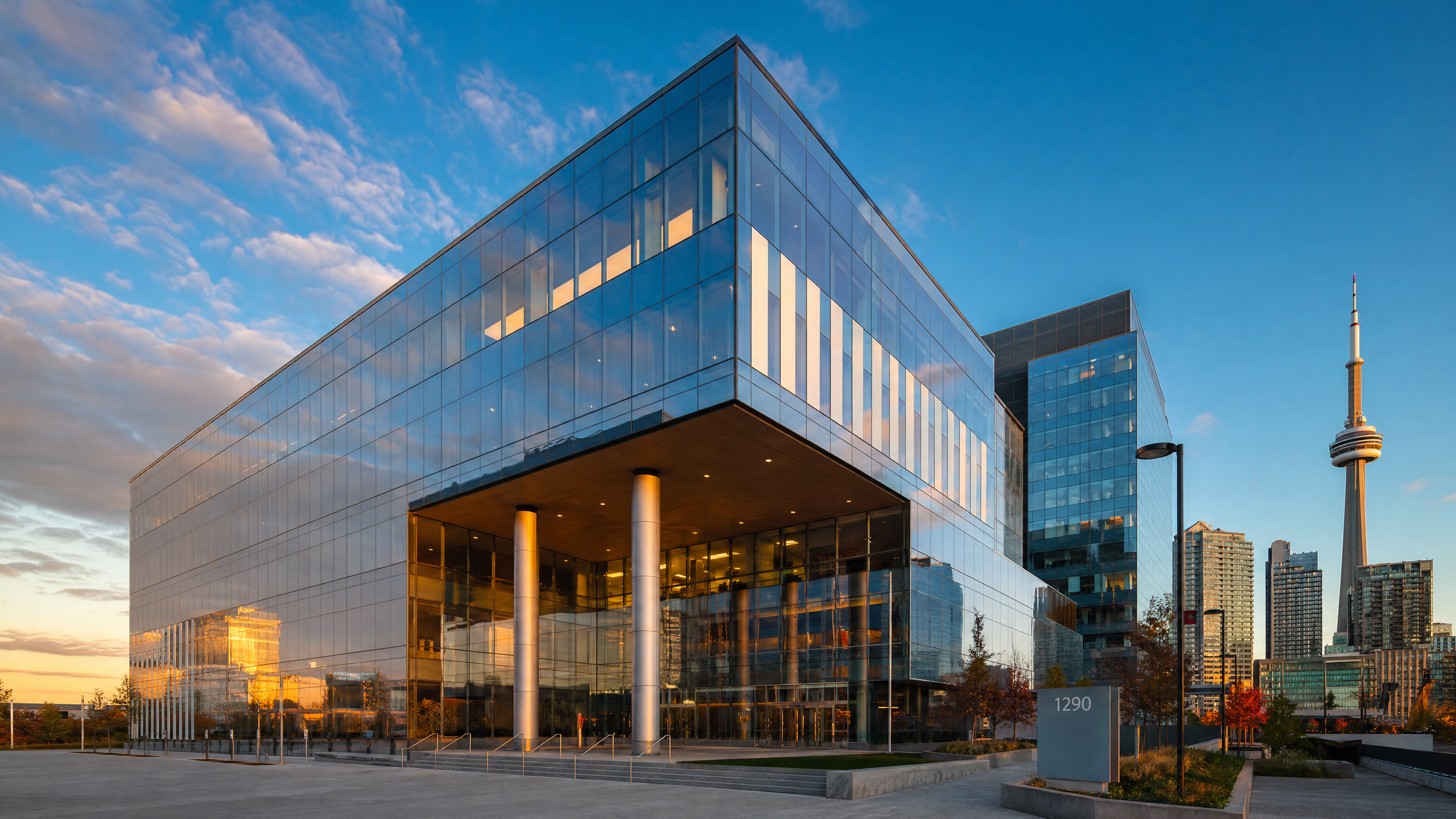 Modern commercial building Delta Facilities services