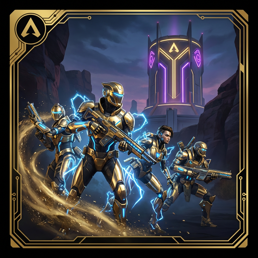 Apex Legends Bling Skins premium golden cosmetics