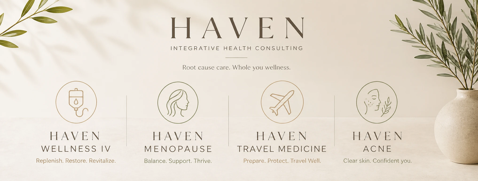Haven Integrative Health Consulting — Four Pillars of Care