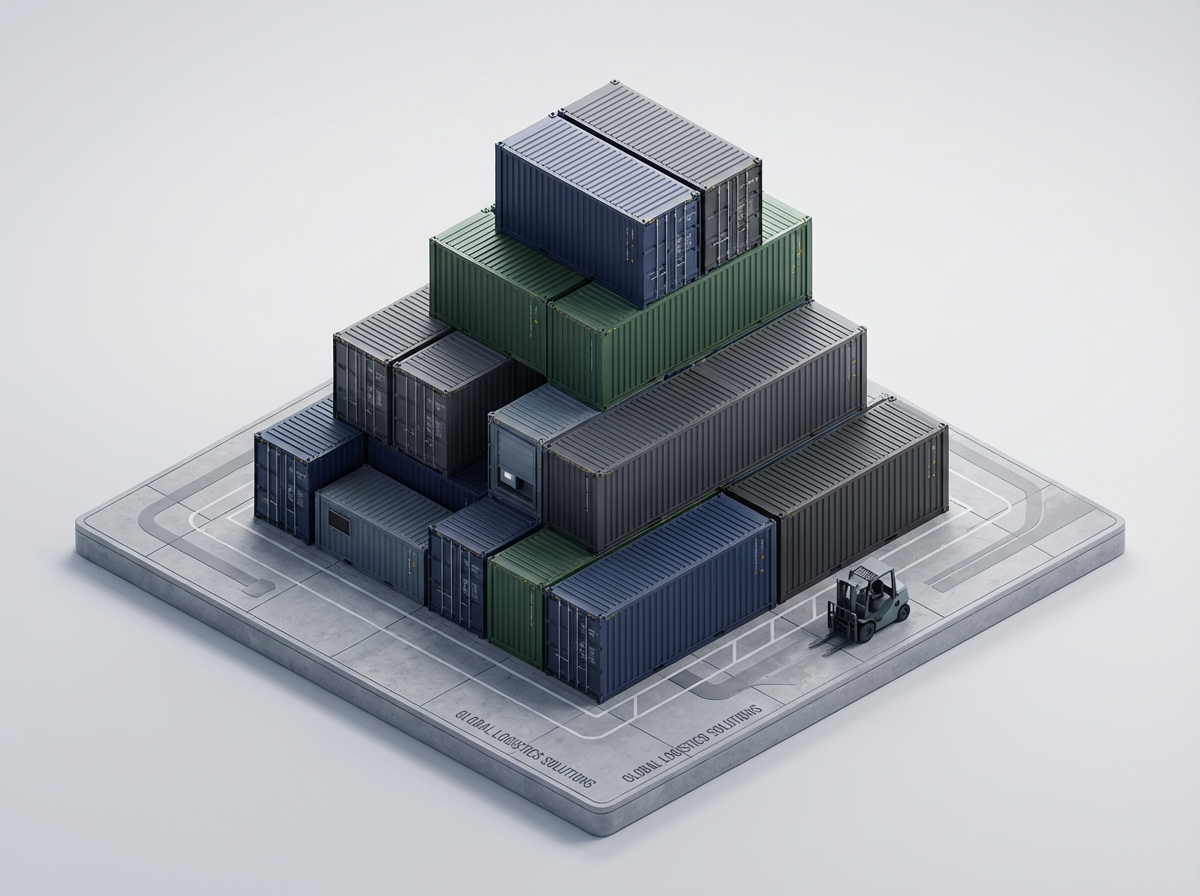 貨櫃規格示意圖