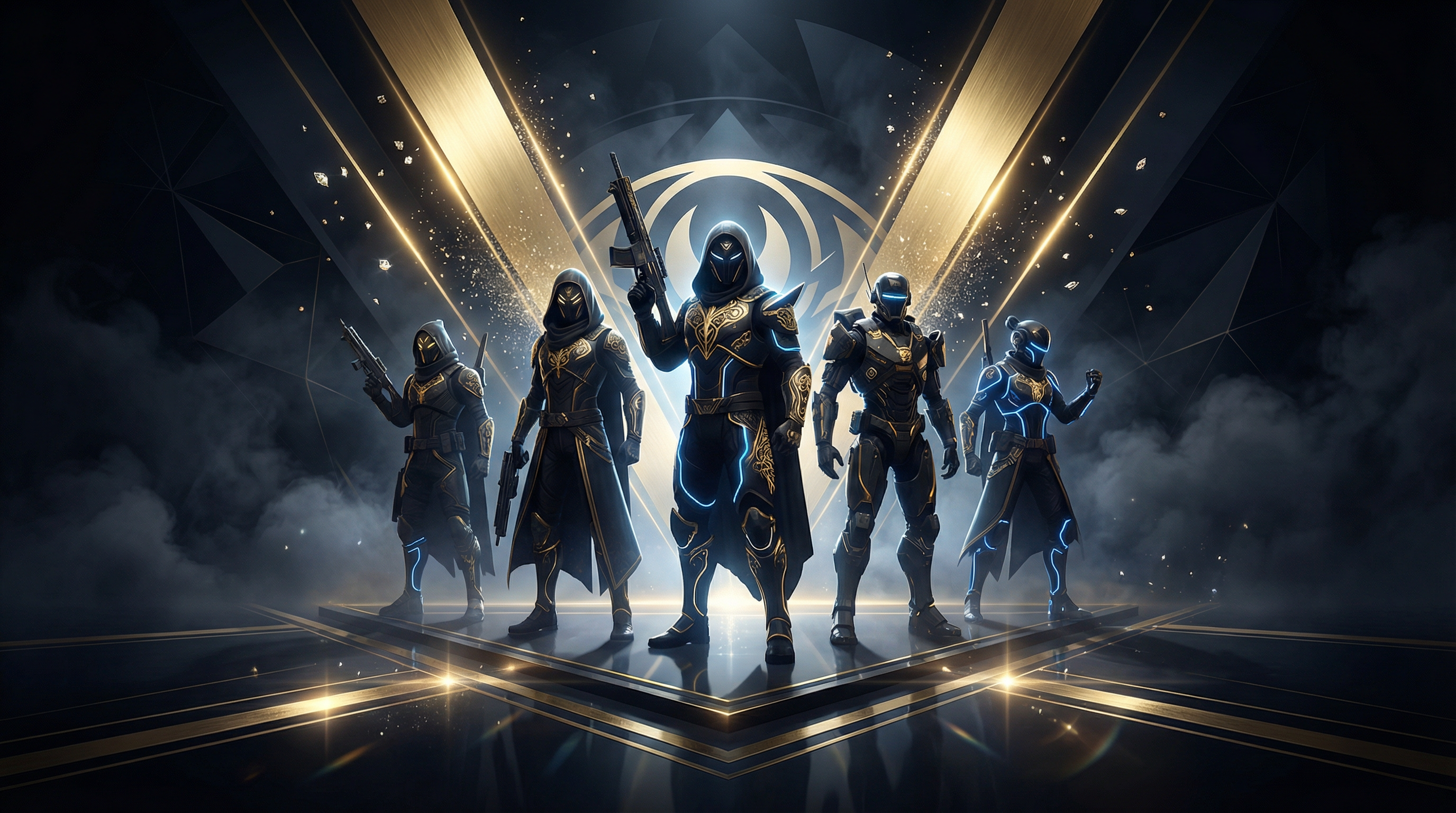 Bling Skins luxury gaming cosmetics hero background