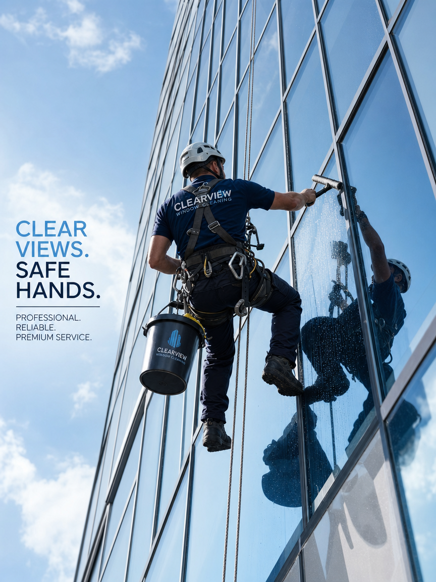 High-rise window cleaning service