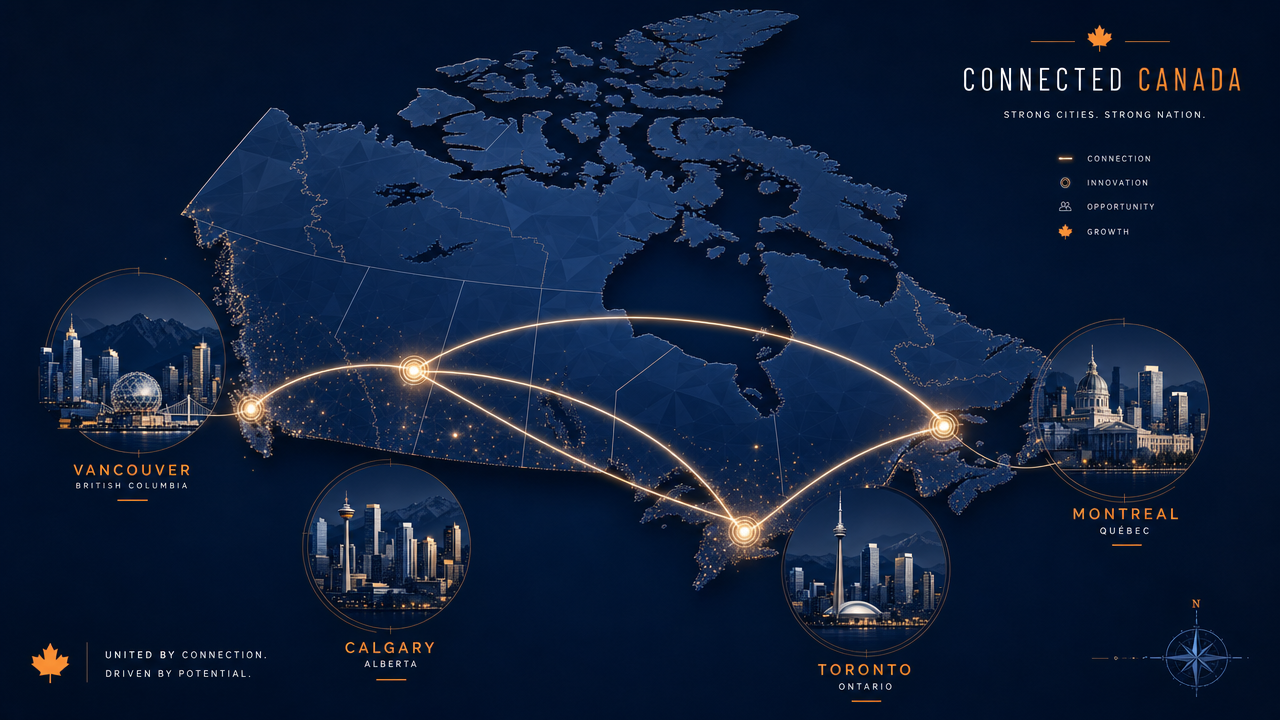 Delta Facilities Canadian coverage map