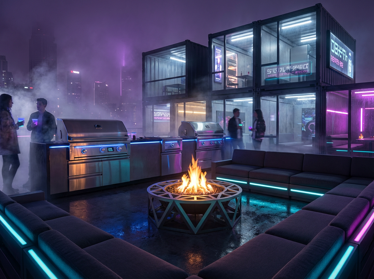 頂級 BBQ 營火區