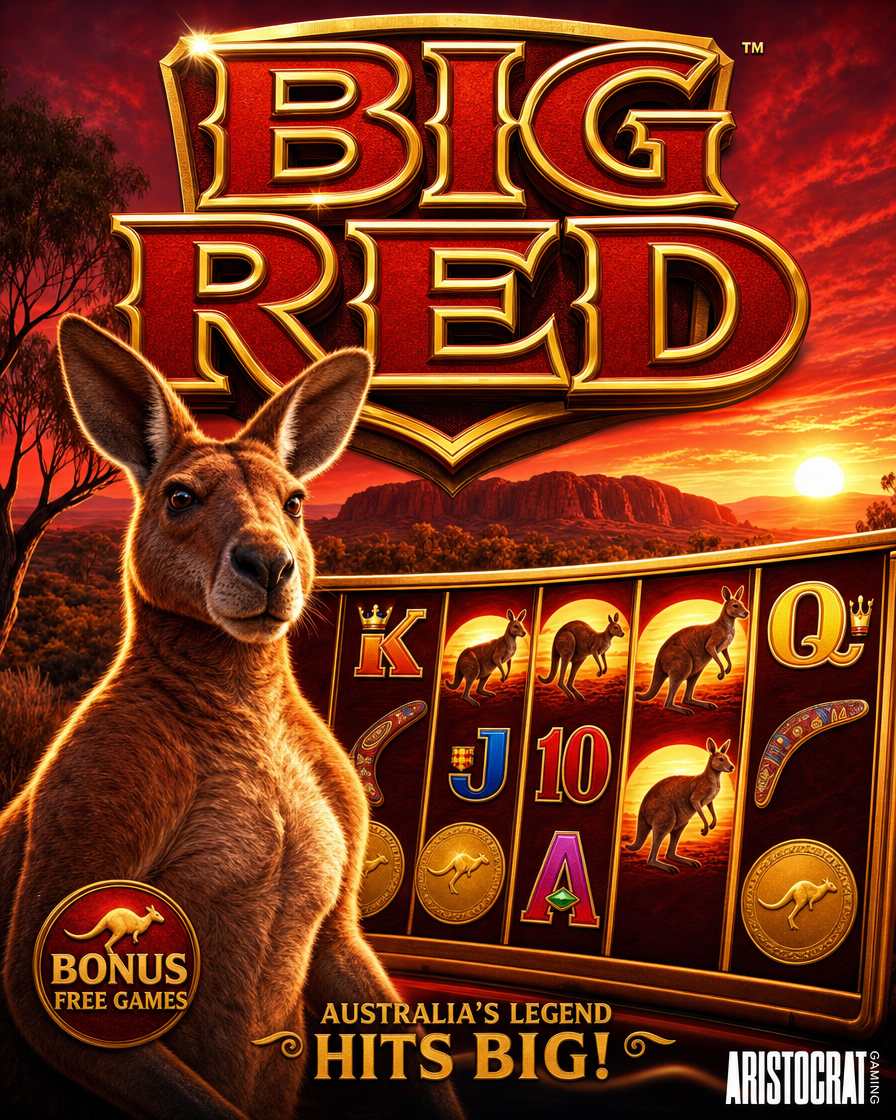 Big Red pokie slot by Aristocrat — RTP 97.04%