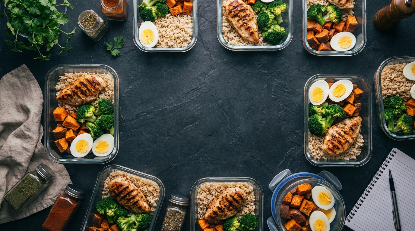 Healthy nutrition for muscle building