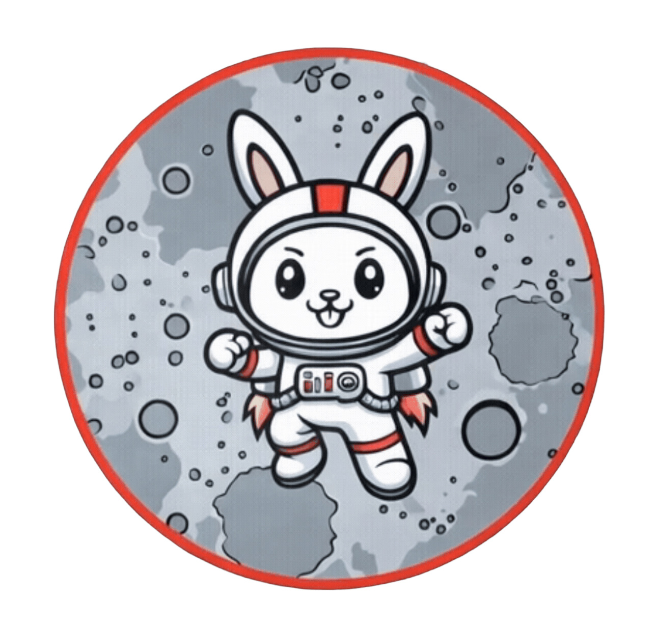 Rocket Bunny Coin Front