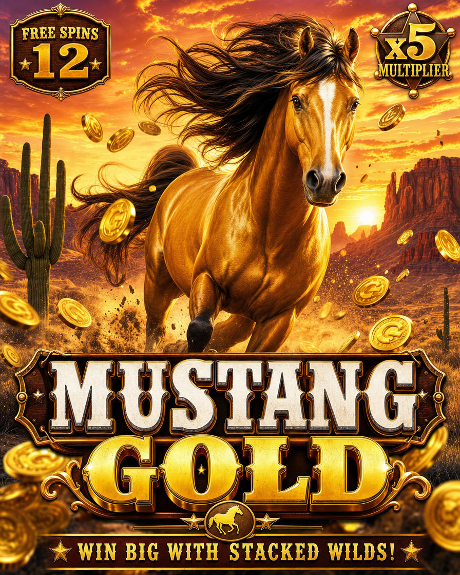 Mustang Gold pokie slot by Pragmatic — RTP 96.53%