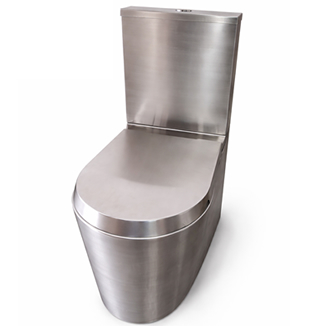Vaso Sanitário Acoplado cx d'água em Inox